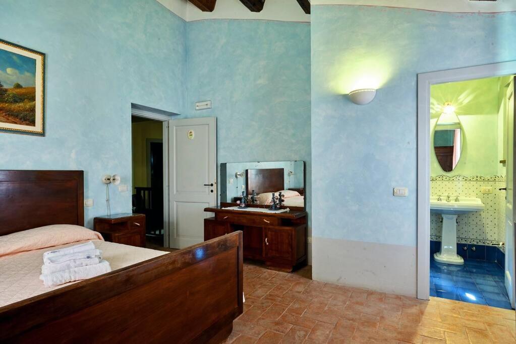 Vila Casale Rosso Castel San Felice Exteriér fotografie