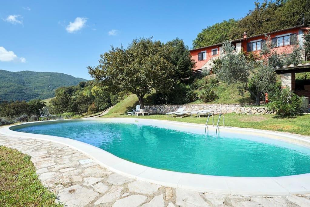 Vila Casale Rosso Castel San Felice Exteriér fotografie