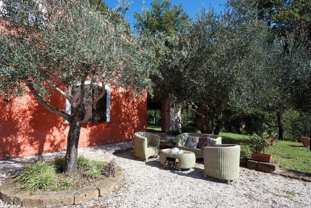 Vila Casale Rosso Castel San Felice Exteriér fotografie
