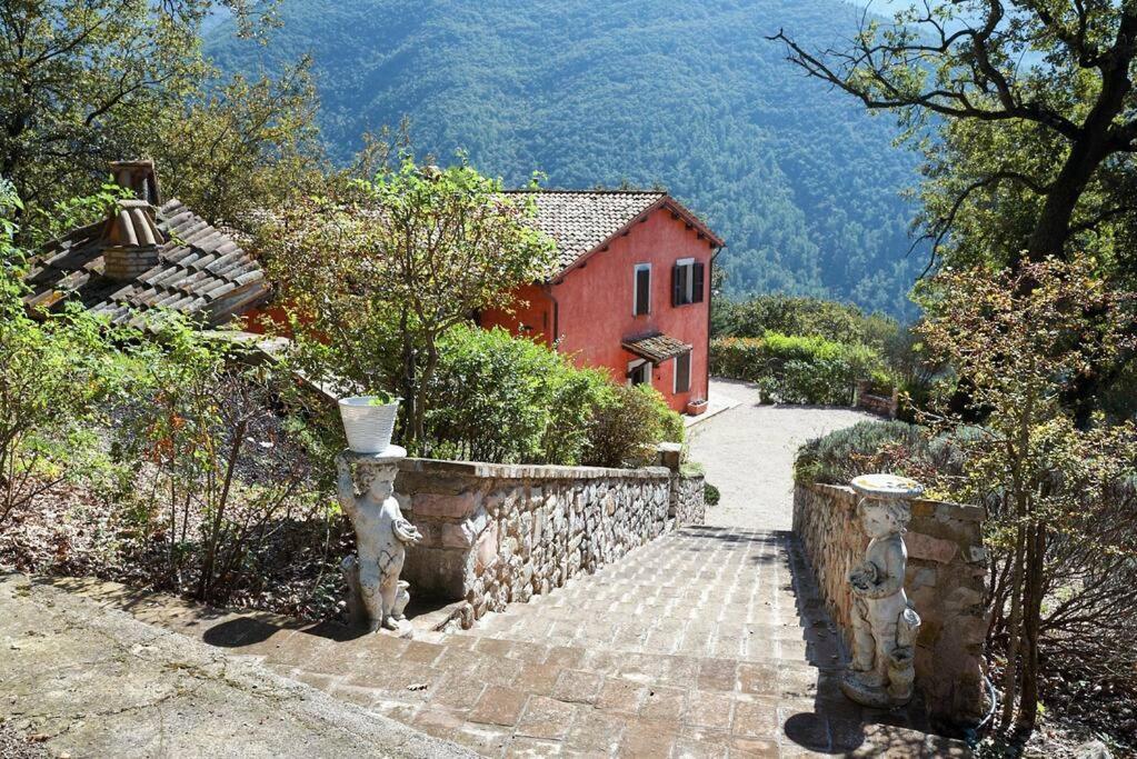 Vila Casale Rosso Castel San Felice Exteriér fotografie