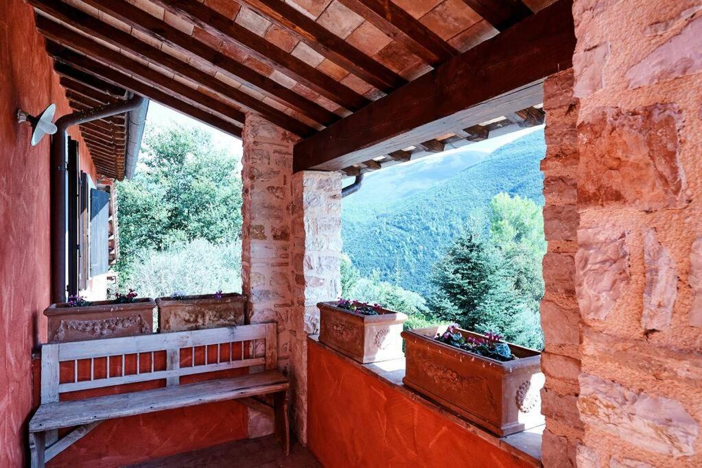 Vila Casale Rosso Castel San Felice Exteriér fotografie